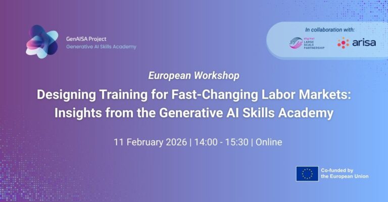 Designing Training for Fast-Changing Labour Markets: Join the GenAISA European Workshop